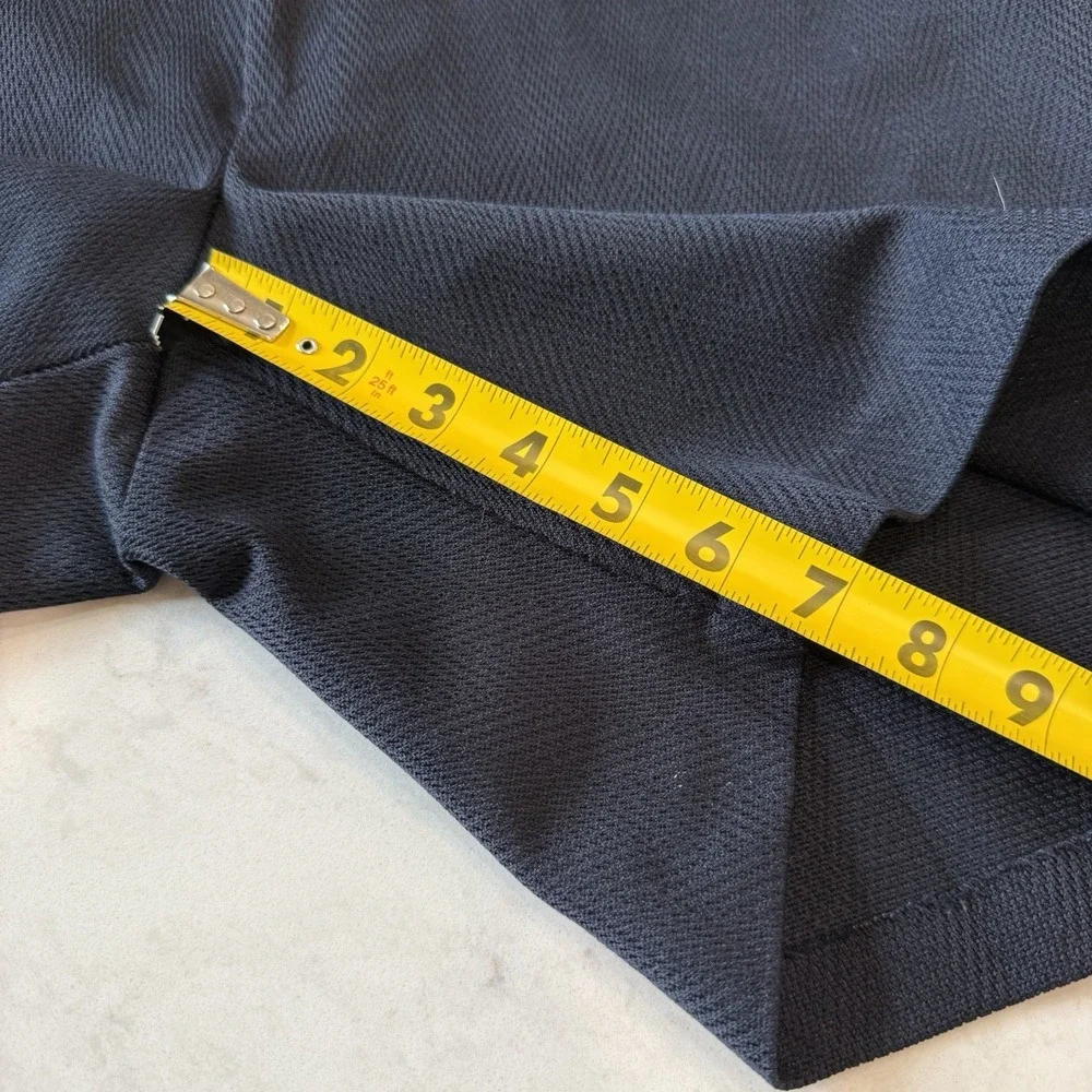 VTG 1970s Levi's Panatela Navy Blue Dress Shorts 34 x 7
